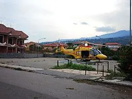 Incidente autonomo in moto, interviene l'elisoccorso
