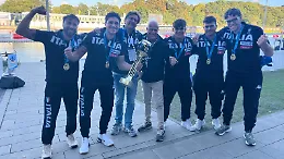 Canoa polo: l'Italia 10 anni dopo il titolo vinto a Siracusa campione del mondo rete decisiva dell'etneo Tomaso Lamp&ograve;