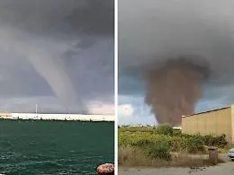 Marsala, la furia devastante del &ldquo;vortice nero&rdquo; su bambini e campagne