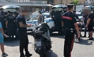 Blitz dei Carabinieri a Catania e Misterbianco: denunce per evasione, sequestri di droga e refurtiva recuperata