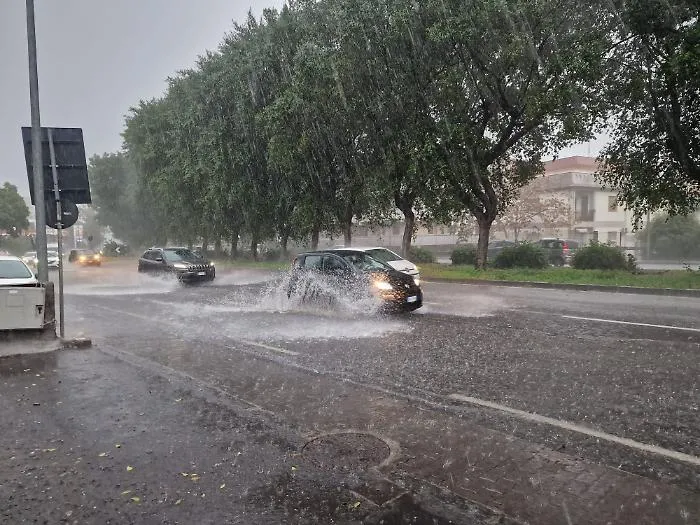 Maltempo a Catania