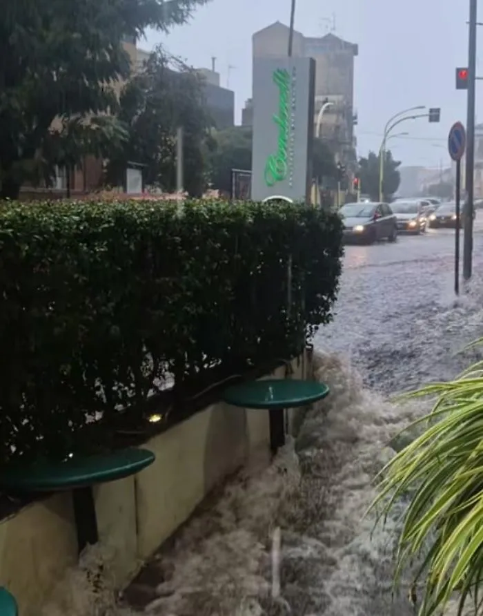 Alluvione a Mascali: strade come fiumi, molti disagi VIDEO