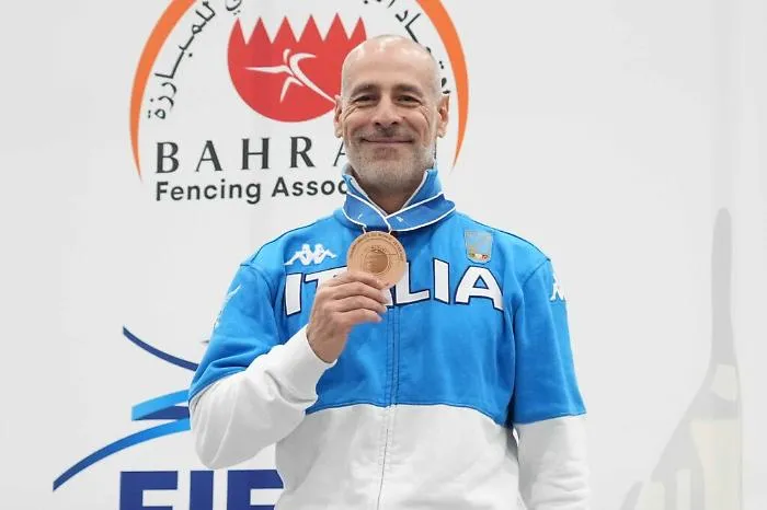 Scherma: ai Mondiali master in Bahrein doppio podio per il catanese Riccardo Bonsignore 