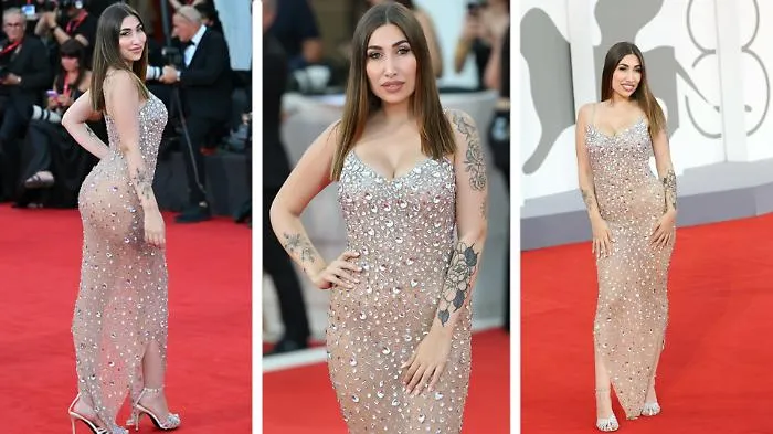 Pornostar catanese sfila sul red carpet di Venezia: &laquo;Sono la prima a farlo da sola&raquo;