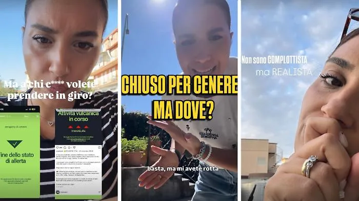 Dopo i No Vax e i No Tav arrivano i "No Cenere": a Catania l'influencer che nega l'emergenza Etna